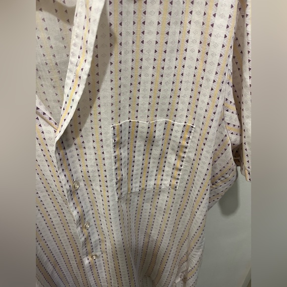 Vintage patterned men’s button up - Picture 2 of 5